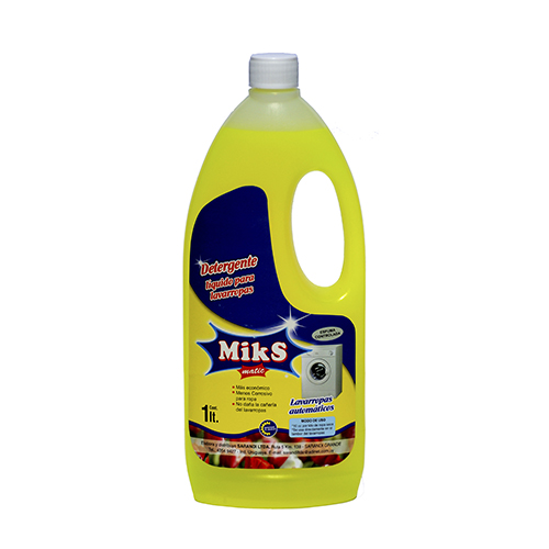 Detergente liquido para lavarropas